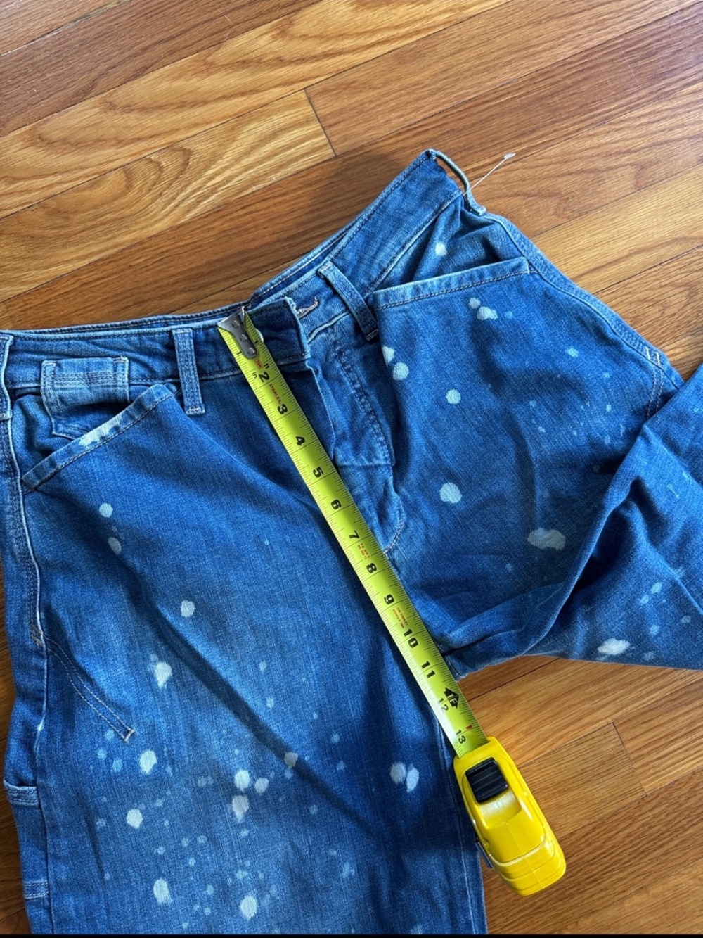 Anthropologie Pilcro The Kayden Heart Barrel Carpenter Jeans by Pilcro Size 25 - Picture 8 of 12